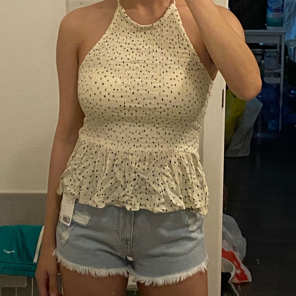 Cute Polka Dot Halter top